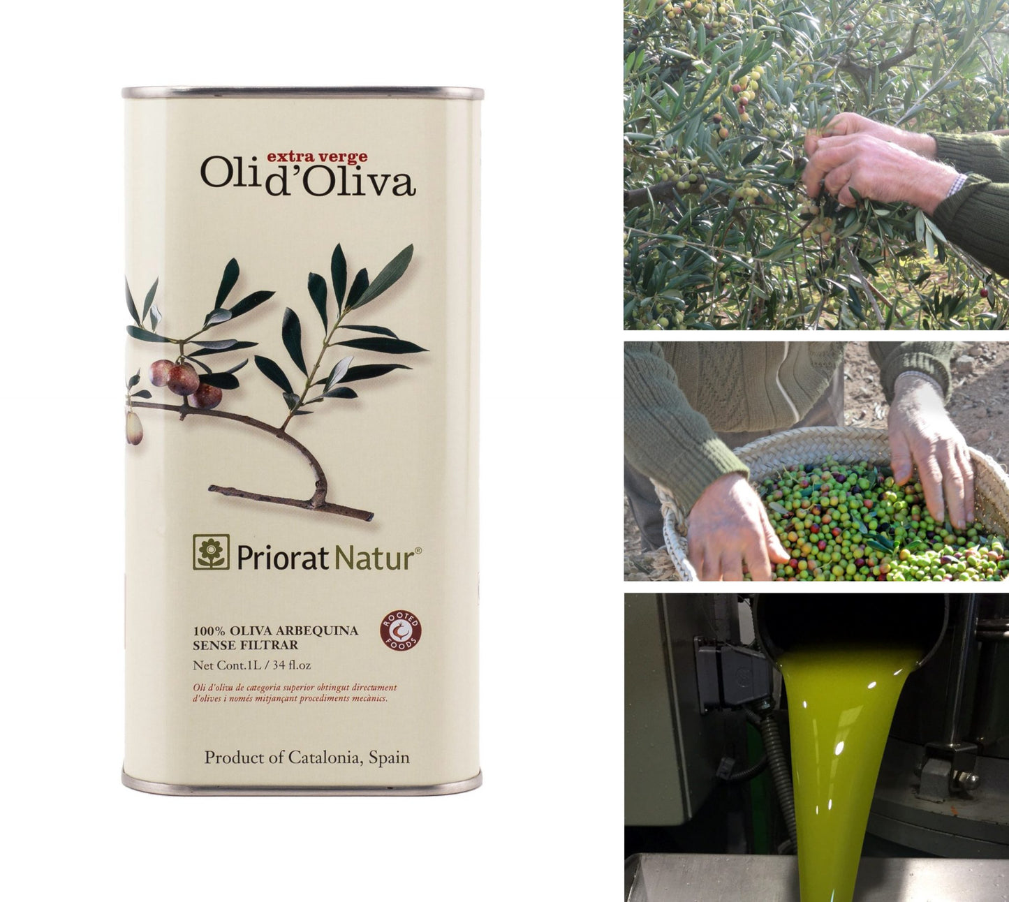 Extra Natives Olivenöl Arbequina Priorat Natur – 6 x 1 L